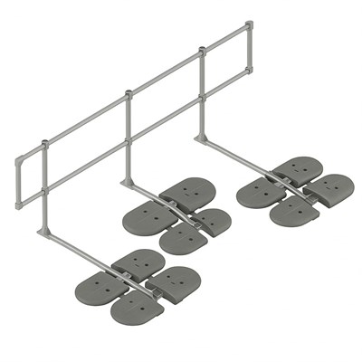 Kee Guard Non-Penetrating Guardrail Kit – 21-Foot